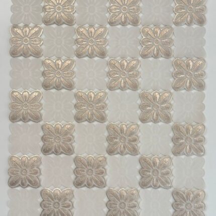 Classic Floral Dining Table Mat with Modern Easy-Care Material
