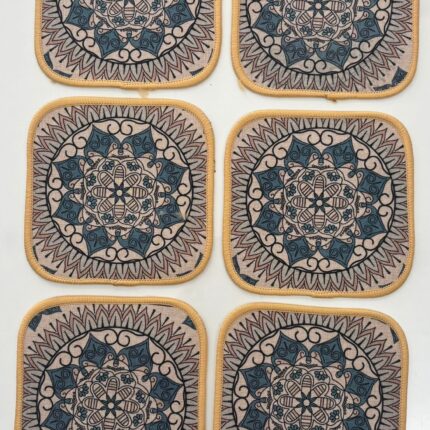 Artful Mandala Fabric Table Mat – A Touch of Calm for Your Table