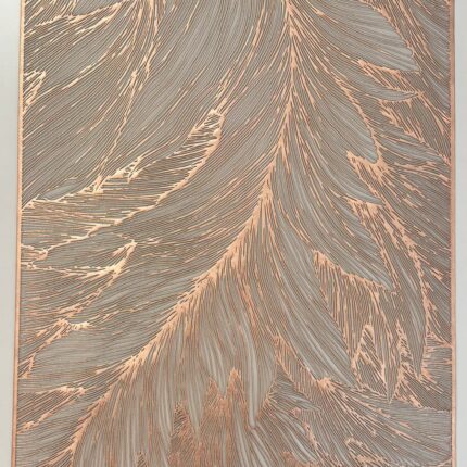 Featherline Luxe Table Mat – Artistic Texture with Modern Elegance
