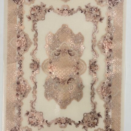 Vintage Rose Ornate PVC Table Mat – Classic Floral Grandeur