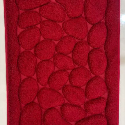 Stylish plush comfort floor mat for living spaces