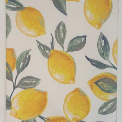 Fresh Lemon Garden Silicone Table Mat – Bright, Durable & Stylish