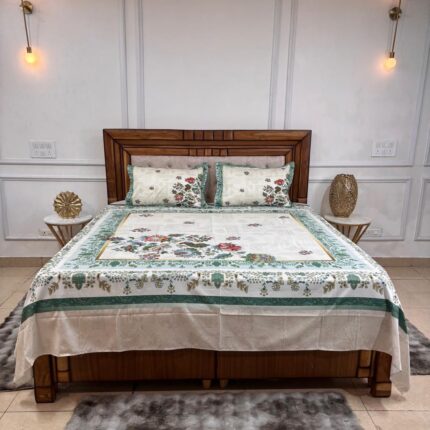 Emerald Garden Heritage Framed Bedsheet Set