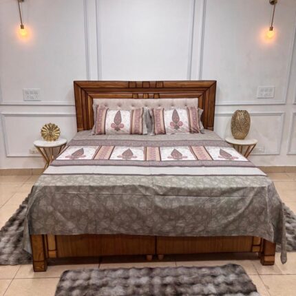 TIMELESS HERITAGE ETHNIC PRINT BEDSHEET WITH MATCHING PILLOW COVERS