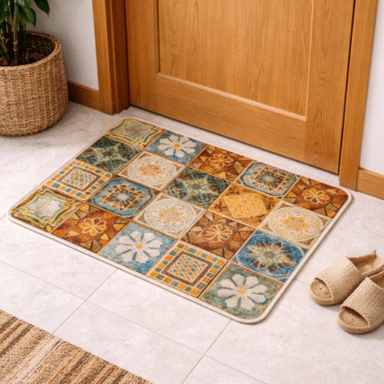 VIBRANT TRADITIONAL MOSAIC FLOOR MAT