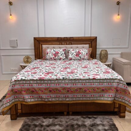 ROYAL FLORAL HERITAGE PURE COTTON BEDSHEET