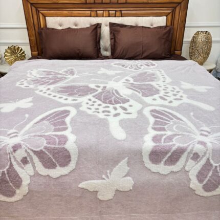 🦋 Elegant Butterfly AC Blanket – Soft & Lightweight Summer Comfort