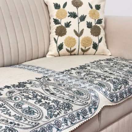 Elegant Floral Printed Sofa Cover – Stylish Protection for Your Sofa
