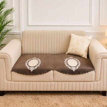 Premium Dual-Tone Sofa Seat Cover – Elegant & Everyday Ready