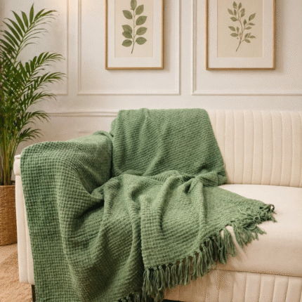 Premium Textured Sofa Throw – Cozy Elegance for Every Corner