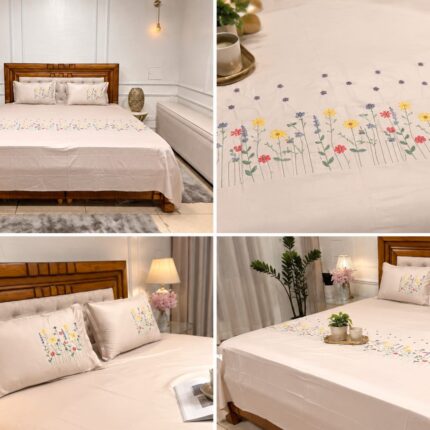Exquisite Embroidered Elegance Inspired by a Blooming Garden