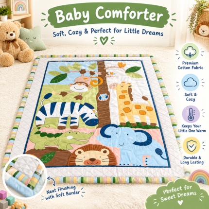BABY COMFORTER – JUNGLE FRIENDS
