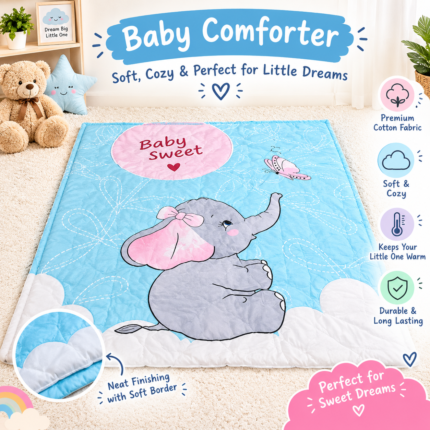 BABY COMFORTER – SWEET ELEPHANT DREAMS