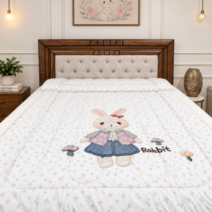 Kids Printed Comforter – Soft, Cute & Cozy Floral Design