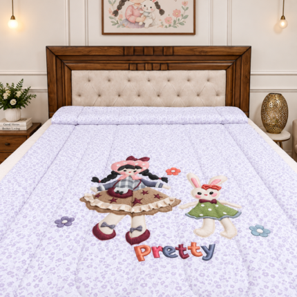 Kids Printed Comforter – Cute & Cozy Floral Design
